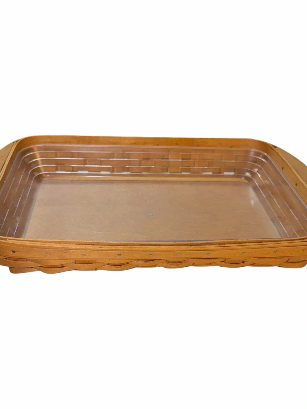 VINTAGE Longaberger Small Rectangular Serving Tray